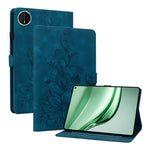 For Huawei MatePad Mini Case Lily Flower Imprint Card Slots Leather Tablet Cover