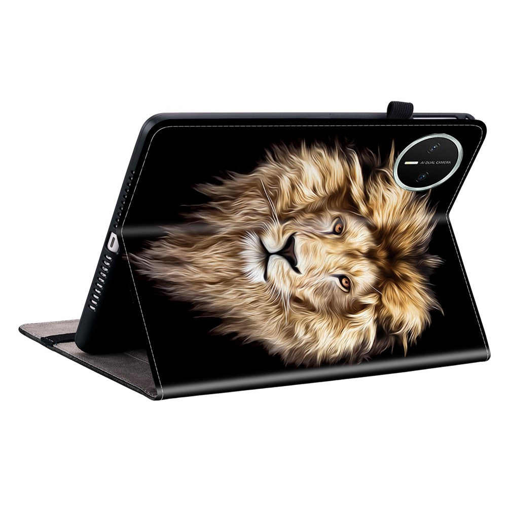 For Huawei MatePad Mini Leather Case Pattern Printed Stand Tablet Cover with Card Slots