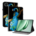 For Huawei MatePad Mini Leather Case Pattern Printed Stand Tablet Cover with Card Slots
