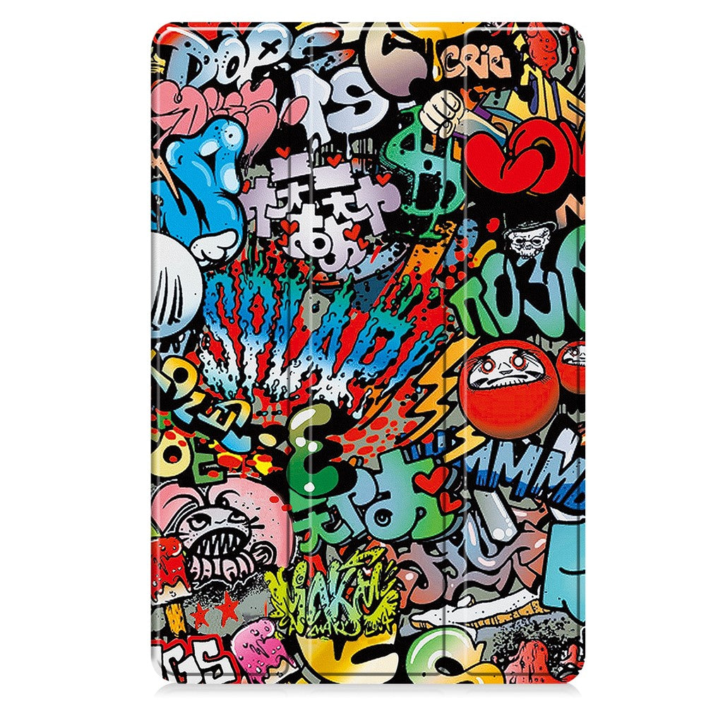 For Lenovo Yoga Tab 11.1 Case Pattern Print Leather Stand Tablet Cover