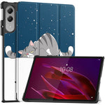 For Lenovo Yoga Tab 11.1 Case Pattern Print Leather Stand Tablet Cover
