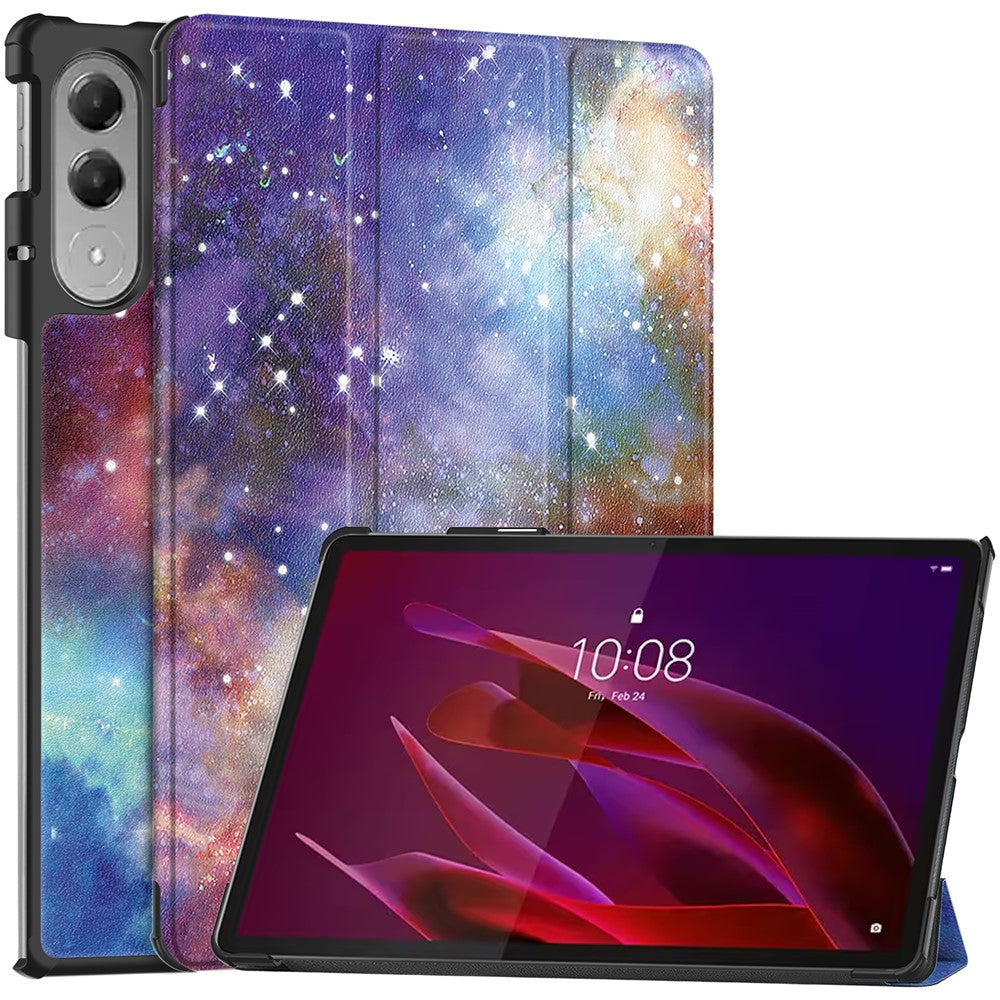 For Lenovo Yoga Tab 11.1 Case Pattern Print Leather Stand Tablet Cover
