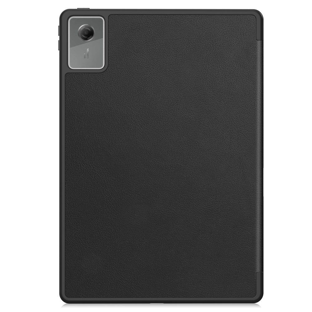 For Lenovo Idea Tab Plus Stand Case Shock-Absorbent Leather Tablet Cover with Pen Slot