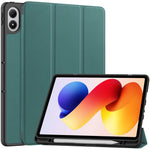 For Xiaomi Poco Pad M1 / Redmi Pad 2 Pro Stand Case Shock-Absorbent Leather Tablet Cover with Pen Slot