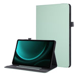 Tablet Case For Samsung Galaxy Tab S10 Lite / S10 FE / S9 FE / S9 Foldable Stand Leather Cover with Handheld Wristband