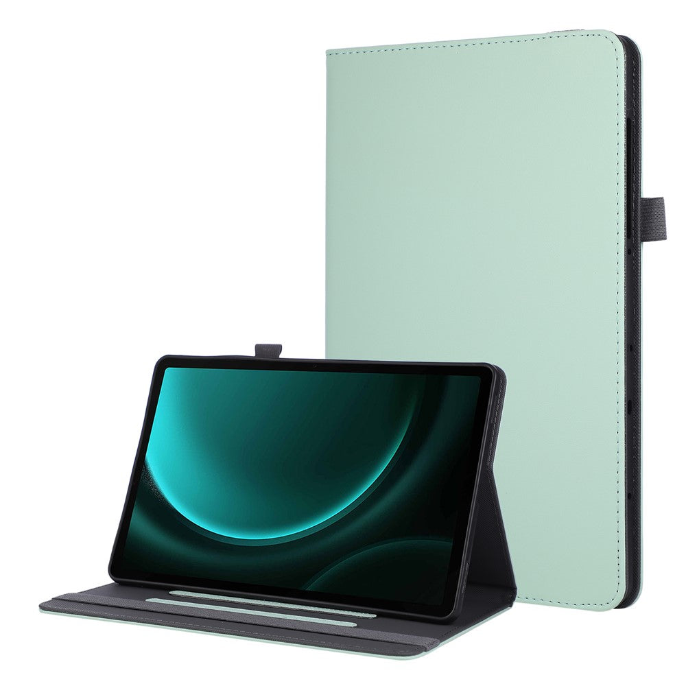 Tablet Case For Samsung Galaxy Tab S10 Lite / S10 FE / S9 FE / S9 Foldable Stand Leather Cover with Handheld Wristband