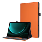Tablet Case For Samsung Galaxy Tab S10 Lite / S10 FE / S9 FE / S9 Foldable Stand Leather Cover with Handheld Wristband