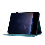 For Lenovo Tab M11 / Xiaoxin Pad 11 2024 Case Imprinted Plum Blossom Stand Card Slots Leather Tablet Cover with Auto Sleep / Wake