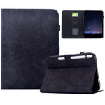 Leather Case for Samsung Galaxy Tab S10 FE / S9 FE / S9 Imprinted Plum Blossom Stand Card Slots Tablet Cover with Auto Sleep / Wake