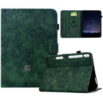 Leather Case for Samsung Galaxy Tab S10 FE / S9 FE / S9 Imprinted Plum Blossom Stand Card Slots Tablet Cover with Auto Sleep / Wake