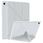 Til Samsung Galaxy Tab S11 Cover i PU-læder med origami-stand og klart tablet-cover