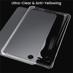 For Samsung Galaxy Tab A11 / A9 Case TPU Drop-Resistant Clear Tablet Cover + Tempered Glass Screen Film