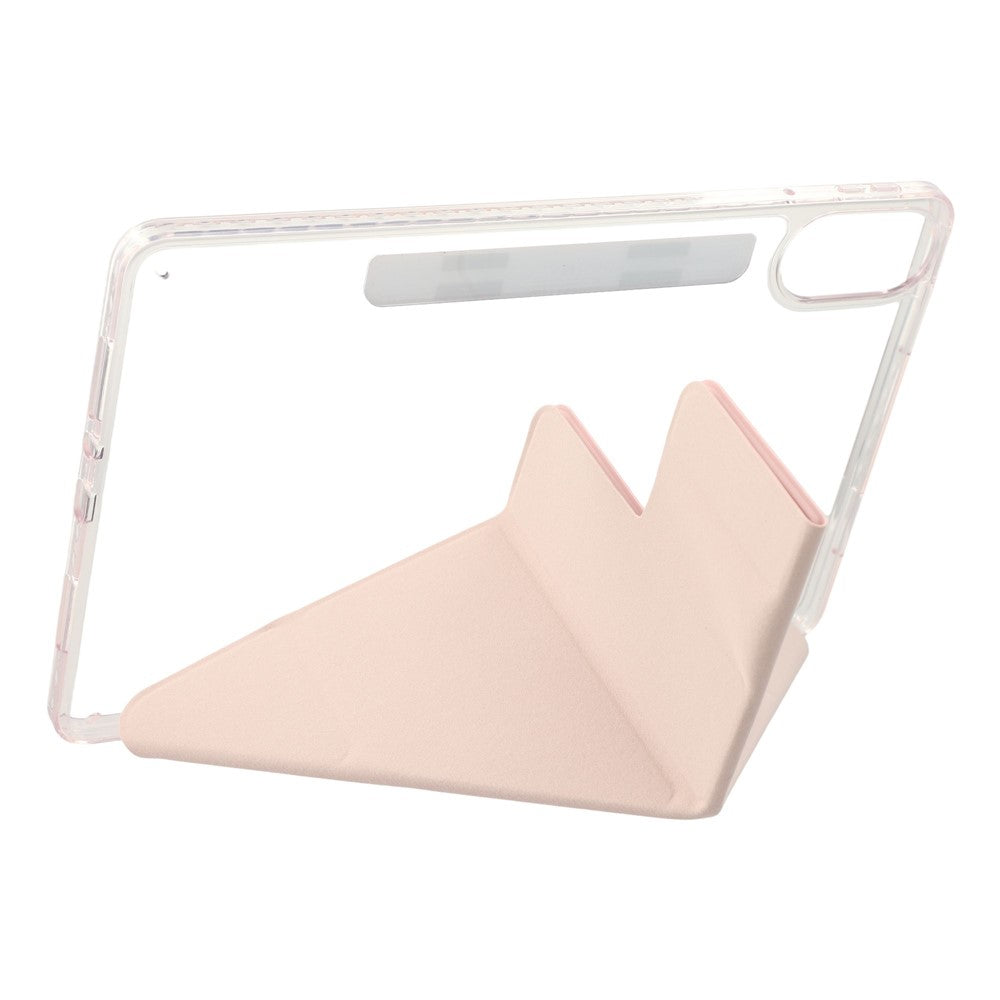 For Xiaomi Redmi Pad 2 11 Case Magnetic Dual Clasp PU TPU Acrylic Origami Stand Tablet Cover