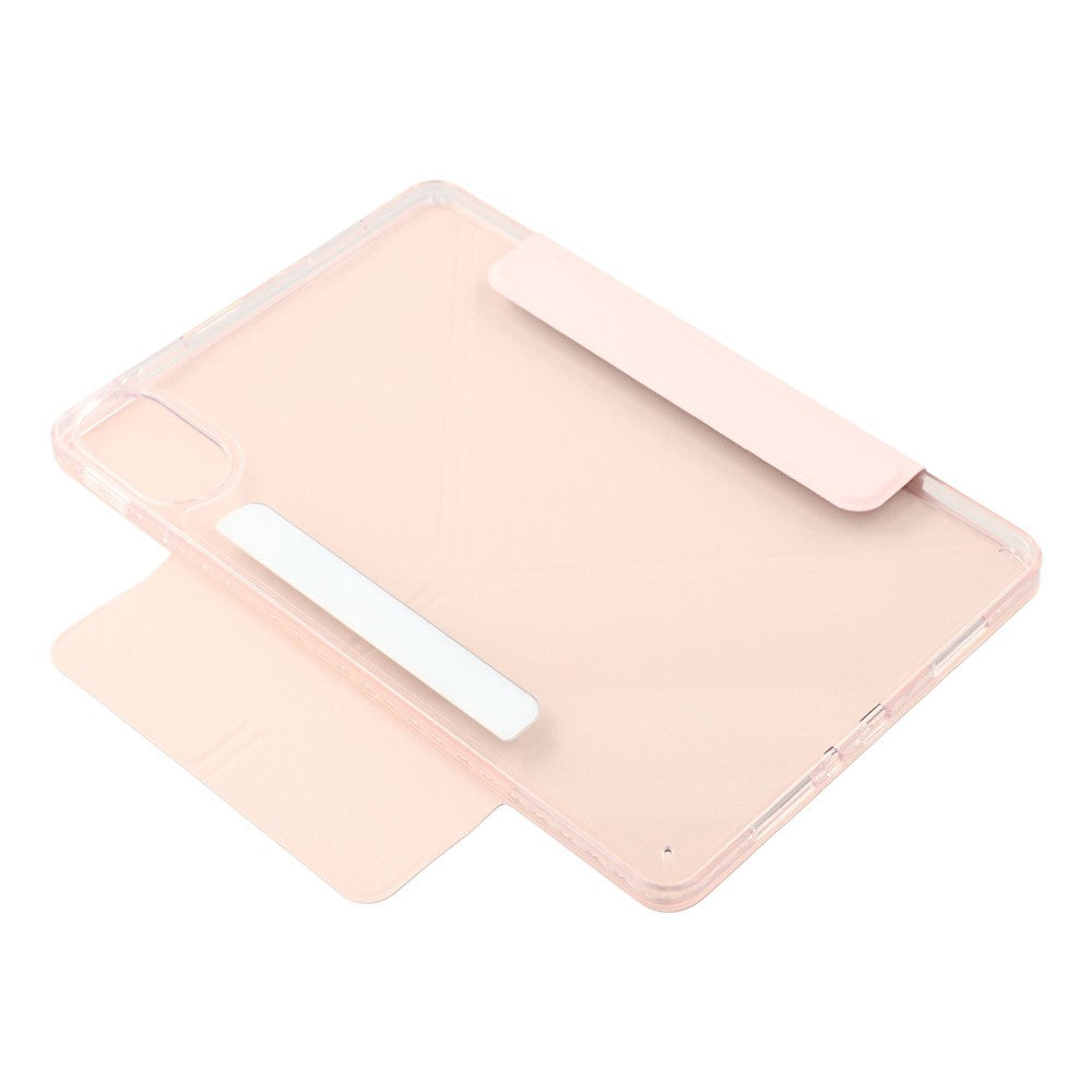 For Xiaomi Redmi Pad 2 11 Case Magnetic Dual Clasp PU TPU Acrylic Origami Stand Tablet Cover