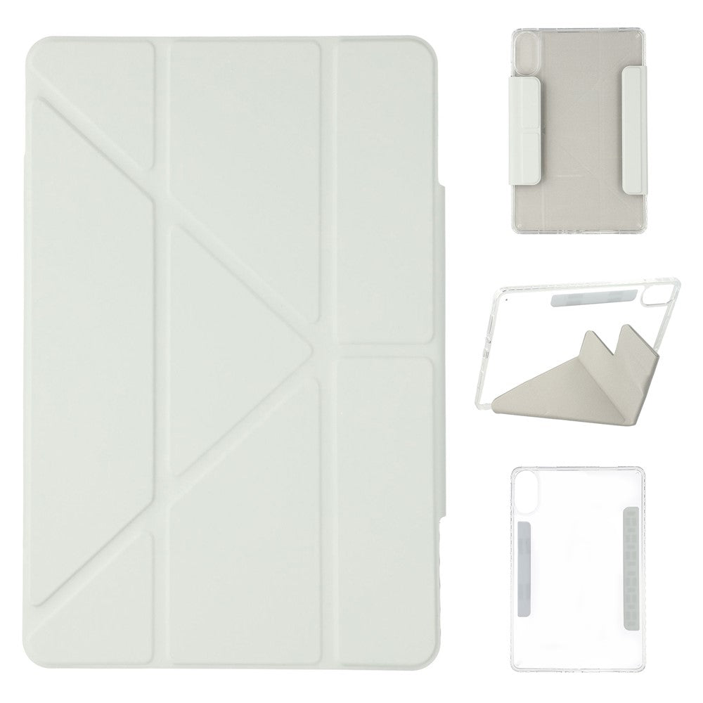 For Xiaomi Redmi Pad 2 11 Case Magnetic Dual Clasp PU TPU Acrylic Origami Stand Tablet Cover