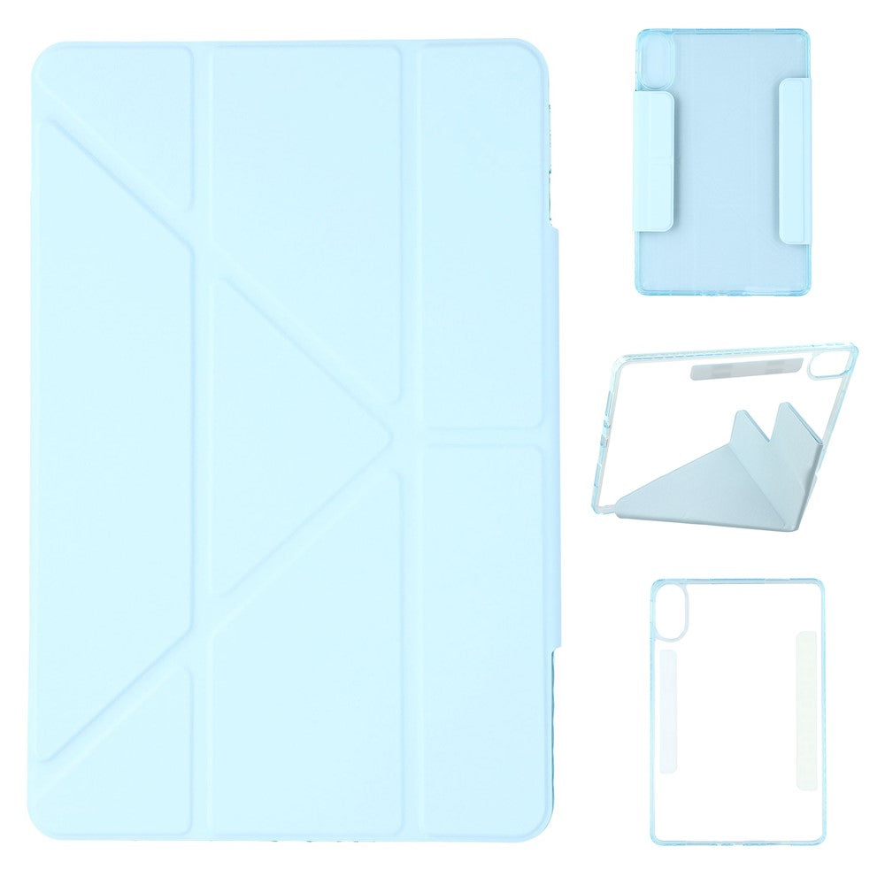 For Xiaomi Redmi Pad 2 11 Case Magnetic Dual Clasp PU TPU Acrylic Origami Stand Tablet Cover