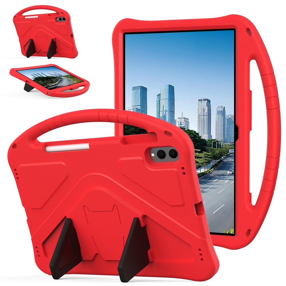For Samsung Galaxy Tab S11 Ultra Case EVA Tablet Cover with Ergonomic Handle and Foldable Kickstand