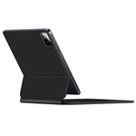 For Xiaomi Poco Pad X1 / Pad 8 Pro / Pad 8 / Pad 7 Pro / Pad 7 Floating Magnetic Bluetooth-Compatible Keyboard (Arabic) + Leather Tablet Case