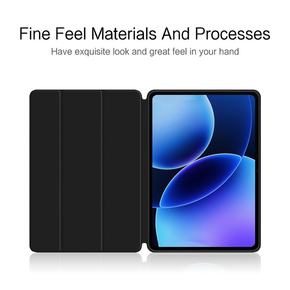 For Xiaomi Pad 8 / Pad 8 Pro Case PU Leather TPU Back Trifold Stand Tablet Cover