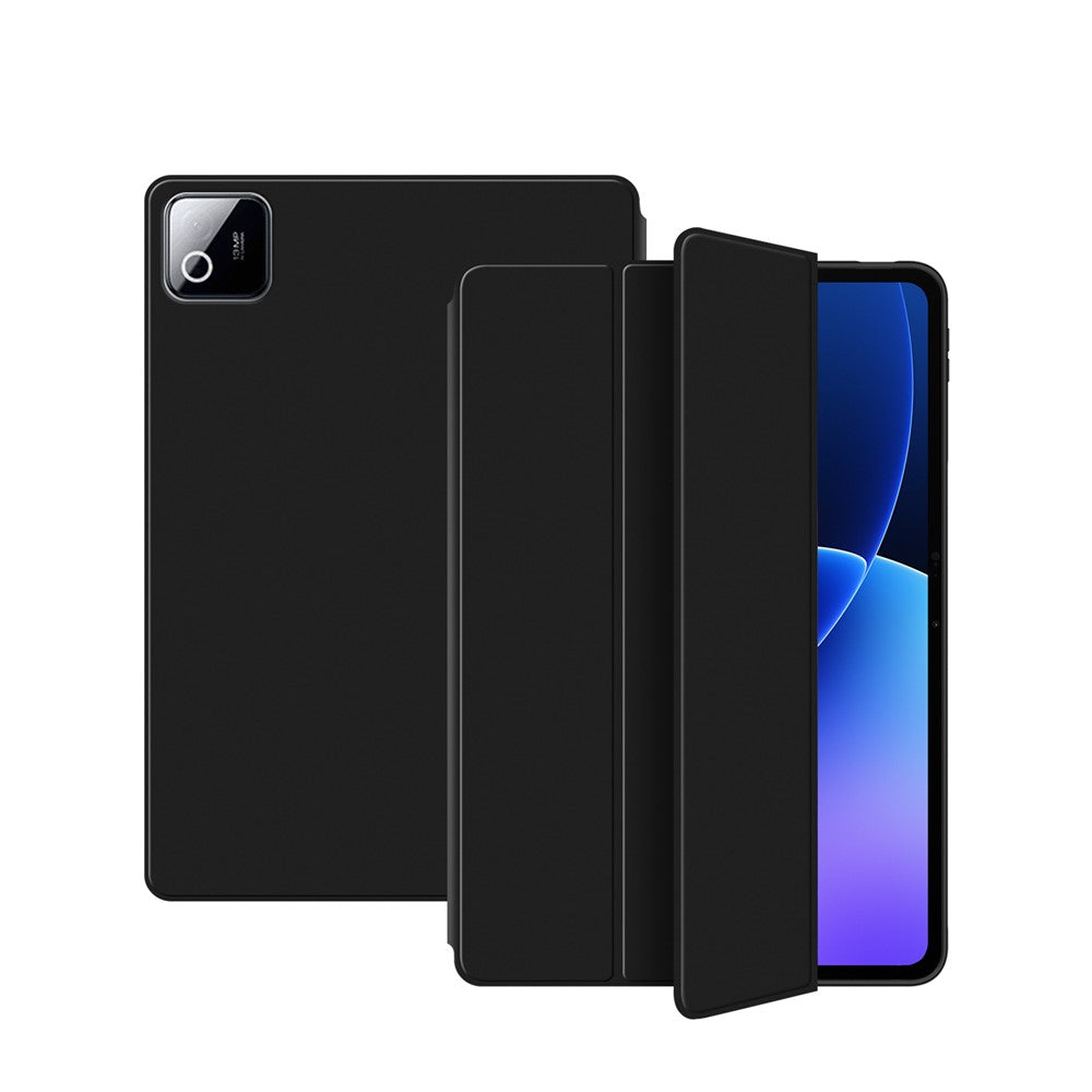 For Xiaomi Pad 8 / Pad 8 Pro Case PU Leather TPU Back Trifold Stand Tablet Cover