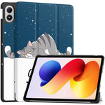 For Xiaomi Poco Pad M1 / Redmi Pad 2 Pro Case Pattern Print Leather Stand Tablet Cover