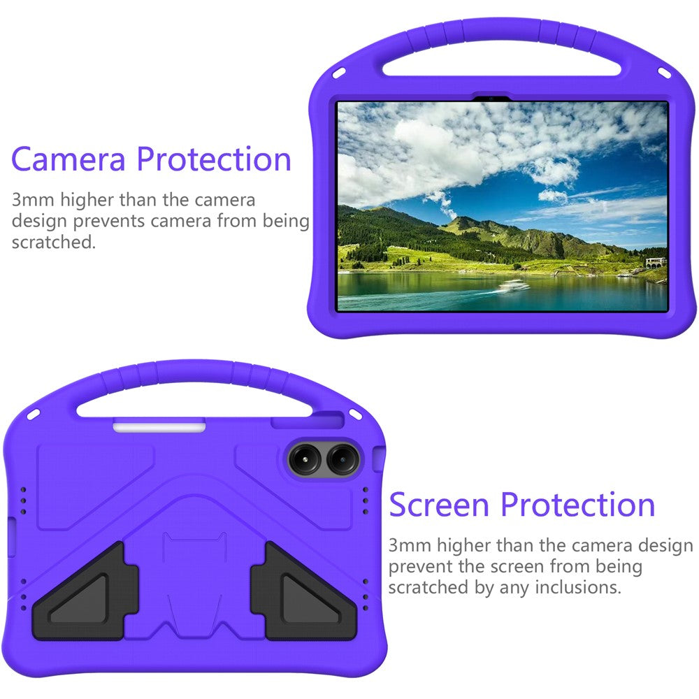 For Xiaomi Redmi Poco Pad M1 / Redmi Pad 2 Pro Case EVA Tablet Cover with Ergonomic Handle and Foldable Kickstand
