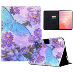 Til Samsung Galaxy Tab S11 etui med stander og mønstret PU-lædercover