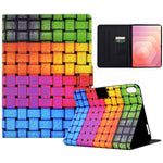 Til Samsung Galaxy Tab S11 etui med stander og mønstret PU-lædercover
