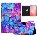 Til Samsung Galaxy Tab S11 etui med stander og mønstret PU-lædercover