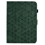 For Samsung Galaxy Tab S11 Case Card Slots Stand Rhombus Auto Wake / Sleep Leather Cover