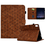 For Samsung Galaxy Tab S11 Case Card Slots Stand Rhombus Auto Wake / Sleep Leather Cover