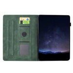 For Samsung Galaxy Tab S11 Case Cats Imprinted PU Leather Card Slots Tablet Cover