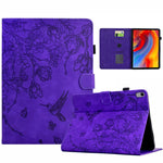 For Samsung Galaxy Tab S11 Case Flower Bird Imprinted Card Holder Leather Tablet Cover