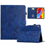 For Samsung Galaxy Tab S11 Case Flower Bird Imprinted Card Holder Leather Tablet Cover