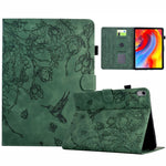 For Samsung Galaxy Tab S11 Case Flower Bird Imprinted Card Holder Leather Tablet Cover