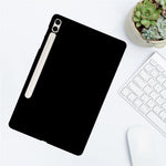 Tabletcover til Samsung Galaxy Tab S8+ / S7+ / S7 FE, slankt mat TPU beskyttelsescover