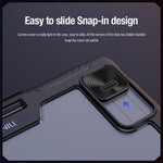 NILLKIN Bumper Läderfodral Pro för Xiaomi Pad 8 / 8 Pro Slide Kameralock Origami Stativ Surfplatta Skydd Auto Wake / Sleep