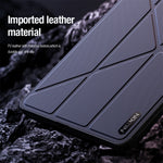 NILLKIN Bumper Läderfodral Pro för Xiaomi Pad 8 / 8 Pro Slide Kameralock Origami Stativ Surfplatta Skydd Auto Wake / Sleep