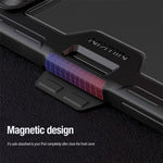 NILLKIN Bumper Läderfodral Pro för Xiaomi Pad 8 / 8 Pro Slide Kameralock Origami Stativ Surfplatta Skydd Auto Wake / Sleep