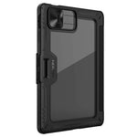 NILLKIN Bumper Läderfodral Pro för Xiaomi Pad 8 / 8 Pro Slide Kameralock Origami Stativ Surfplatta Skydd Auto Wake / Sleep