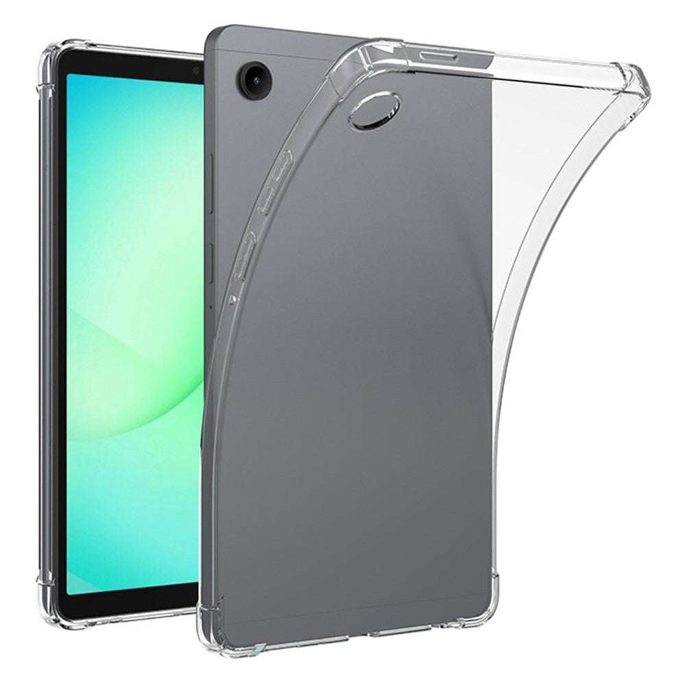 Samsung Galaxy Tab A11 / A9 Skal Fyra Hörn Stötsäkert Genomskinligt Surfplatta TPU-Skal