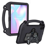 Motorcykelstöd EVA-skal med handtag för Samsung Galaxy Tab S6 Lite (2024) / (2022) / (2020) / A7 10.4 (2022) / (2020) / S5e / S6 / Lenovo Tab M10 Plus / Tab K10 / Huawei MatePad 10.4 (2022) / (2020)