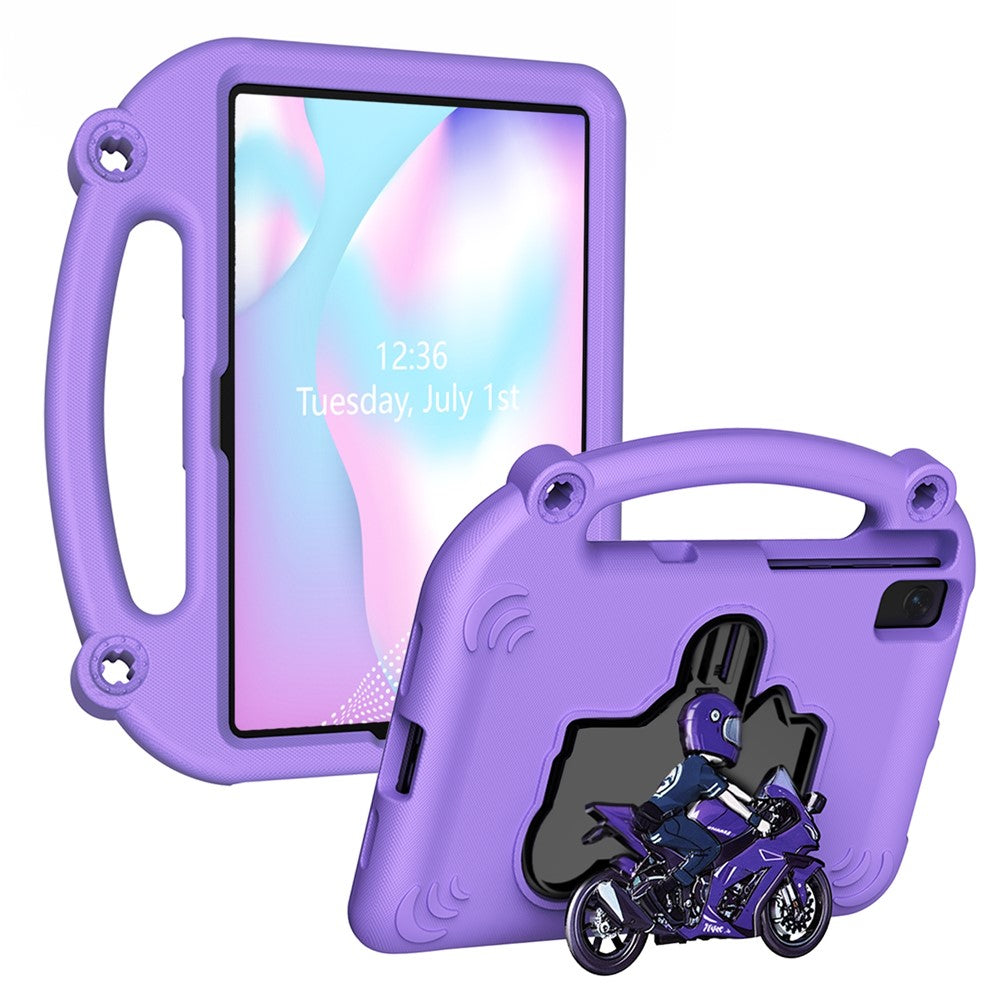 Motorcycle Kickstand EVA Case with Handle For Samsung Galaxy Tab S6 Lite (2024)  /  (2022)  /  (2020)  /  A7 10.4 (2022)  /  (2020)  /  S5e  /  S6  /  Lenovo Tab M10 Plus  /  Tab K10  /  Huawei MatePad 10.4 (2022)  /  (2020)