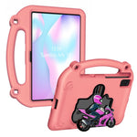 Motorcykelstöd EVA-skal med handtag för Samsung Galaxy Tab S6 Lite (2024) / (2022) / (2020) / A7 10.4 (2022) / (2020) / S5e / S6 / Lenovo Tab M10 Plus / Tab K10 / Huawei MatePad 10.4 (2022) / (2020)