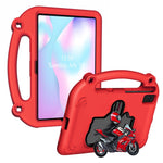 Motorcycle Kickstand EVA Case with Handle For Samsung Galaxy Tab S6 Lite (2024)  /  (2022)  /  (2020)  /  A7 10.4 (2022)  /  (2020)  /  S5e  /  S6  /  Lenovo Tab M10 Plus  /  Tab K10  /  Huawei MatePad 10.4 (2022)  /  (2020)