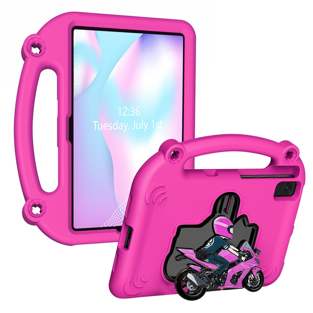 Motorcycle Kickstand EVA Case with Handle For Samsung Galaxy Tab S6 Lite (2024)  /  (2022)  /  (2020)  /  A7 10.4 (2022)  /  (2020)  /  S5e  /  S6  /  Lenovo Tab M10 Plus  /  Tab K10  /  Huawei MatePad 10.4 (2022)  /  (2020)