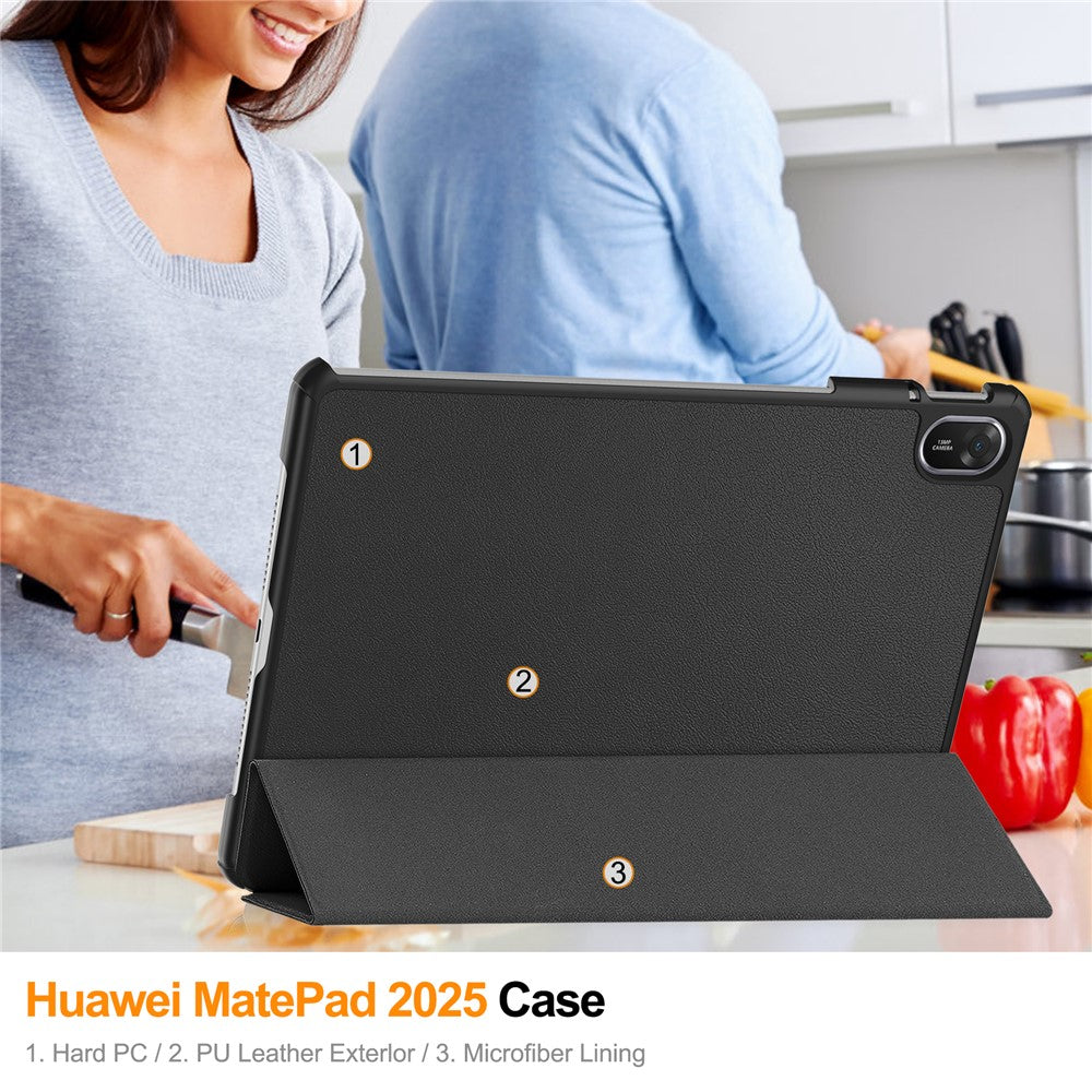 For Huawei MatePad 11.5 2025 Case Anti-Drop Leather Stand Tablet Cover