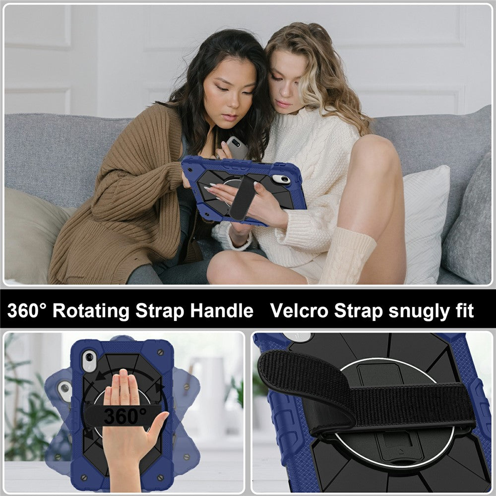 Tablet Case For Lenovo Idea Tab  /  Tab K11 Gen 2  /  Xiaoxin Pad 11 2025  /  Tab M11 Silicone + PC Kickstand Cover with Handy Strap