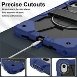 Tablet Case For Lenovo Idea Tab  /  Tab K11 Gen 2  /  Xiaoxin Pad 11 2025  /  Tab M11 Silicone + PC Kickstand Cover with Handy Strap