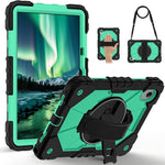 Tablet Case For Lenovo Idea Tab  /  Tab K11 Gen 2  /  Xiaoxin Pad 11 2025  /  Tab M11 Silicone + PC Kickstand Cover with Handy Strap